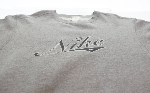 ナイキ NIKE OLD NIKE 90'S USA 筆記体 ロゴ スウェット オールド トレーナー スウェット グレー Lサイズ 103MT-3047