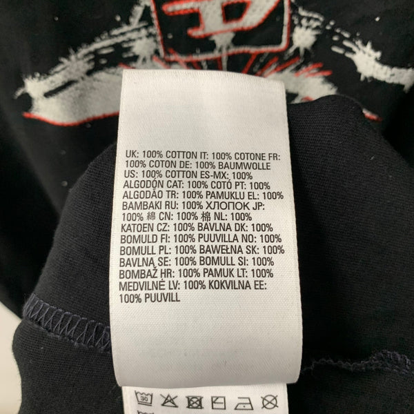 ディーゼル DIESEL Diegor K69 Tシャツ ブラック Mサイズ 201MT-4318