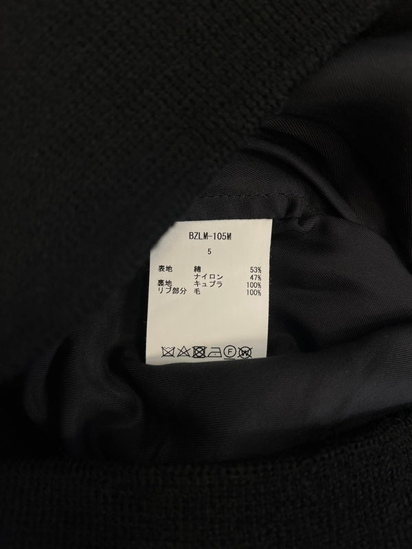 シオタ CIOTA スビンコットン ナイロン ツイル L-2A フライトジャケット ナイロンジャケット 黒 BZLM-105M サイズ5 ジャケット ブラック 101MT-4484