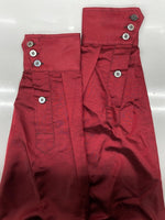 ダブルアールエル RRL 90s WESTERN SHIRT ウエスタン シャツ ボタン 長袖 三ツ星タグ Ralph Lauren 赤 長袖シャツ 無地 レッド Mサイズ 104MT-2247