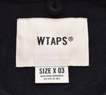 ダブルタップス WTAPS 22SS WCPO COTTON.FLANNEL ダブルシーピーオー ロングスリーブ コットン フランネル シャツ  221WVDT-SHM0 3 ジャケット ネイビー Lサイズ 103MT-2846