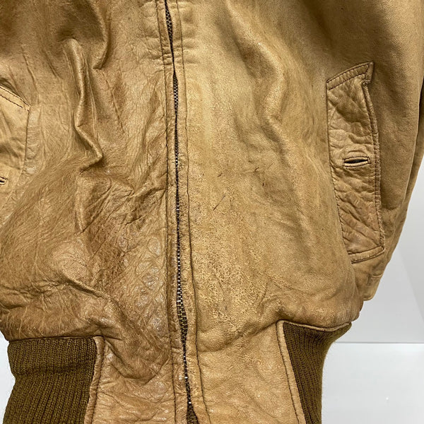 【曜日割引対象外】 バーバリーズ Burberrys 70's 80's Leather Jacket スペイン製 タータンチェック ジャケット ベージュ 201MT-3669 VB