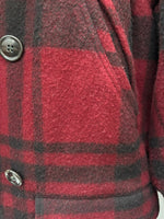 【曜日割引対象外】 ヴィンテージ vintage 80's 80s 80年代 レイクランド Lakeland 襟ボア  ピーコート コート レッド 42サイズ 201MT-3175 VB