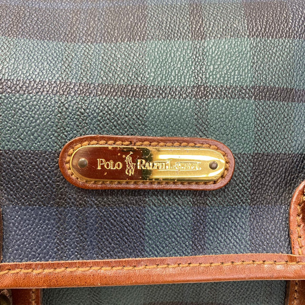 ラルフローレン RALPH LAUREN ショルダーバッグ バッグ レディースバッグ ショルダーバッグ・メッセンジャーバッグ チェック グリーン 201goods-443