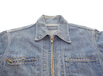 ヴィンテージ Vintage 70s OSHKOSH B'GOSH 4ポケット ジップアップ デニムジャケット 70's ユニオンチケット ジャケット ブルー 103MT-3024