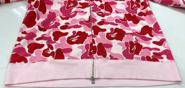 アベイシングエイプ A BATHING APE ABC Camo Tiger Zip Hoodie タイガー カモフラ フル ジップ フーディー  001ZPK801003M パーカ カモフラージュ・迷彩 ピンク Lサイズ 104MT-2151