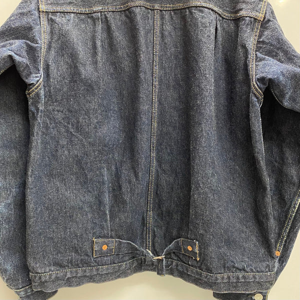 【曜日割引対象外】 ティーシービージーンズ TCB JEANS 30’s 復刻 Denim Jacket 1st ジャケット ブルー 42サイズ 201MT-4424 VB