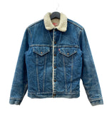 リーバイス Levi's 70s 70年代 ボアジャケット デニム Gジャン トラッカージャケット ボタン裏52 青 紺 サイズ 36 ジャケット 無地 ネイビー 104MT-1990