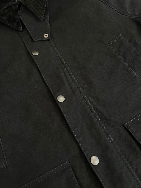 エフオービーファクトリー F.O.B FACTORY FOB FACTORY ライディングジャケット モールスキン f2361 ジャケット ブラック Lサイズ 101MT-4657