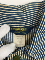 オシュコシュ OSHKOSH ヴィンテージ Vintage 80s～ カバーオール ヒッコリー 42R ジャケット ブルー 101MT-4086