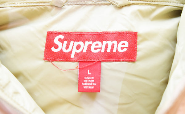 シュプリーム SUPREME 2024AW Micro Down Half Zip Pullover マイクロダウンハーフジッププルオーバー デザートカモ ジャケット ブラウン Lサイズ 103MT-3249