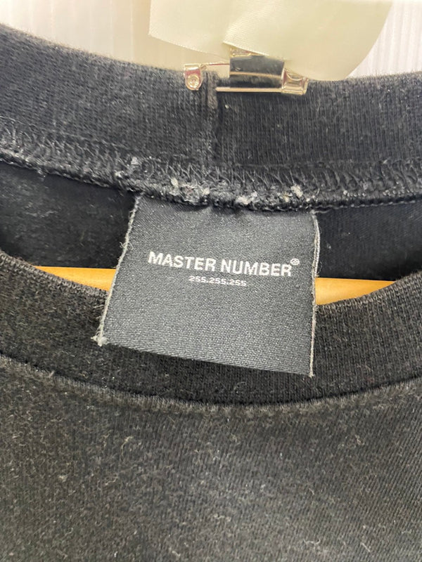 マスターナンバー MASTER NUMBER BULLY FUCK  M2A2104 Tシャツ ロゴ ブラック 201MT-2438