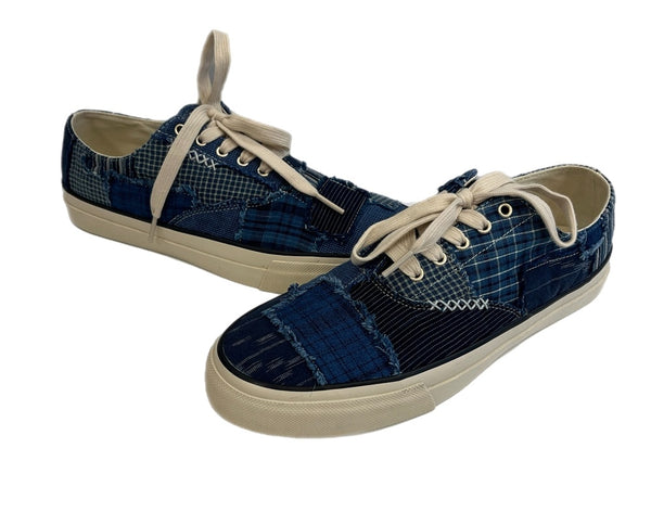 ラルフローレン RalphLauren KEATON V2-SK-LTL パッチワーク ロースニーカー シューズ メンズ インディゴ 青 メンズ靴 スニーカー ブルー 27.5cm 101sh-2411