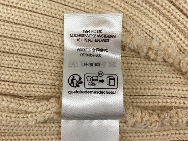 シュプリーム SUPREME Overdyed Beanie オーバーダイ ビーニー スモールボックスロゴ ニット帽 帽子 薄茶 帽子 メンズ帽子 ニット帽 ロゴ ベージュ ONE SIZEサイズ 104H-56