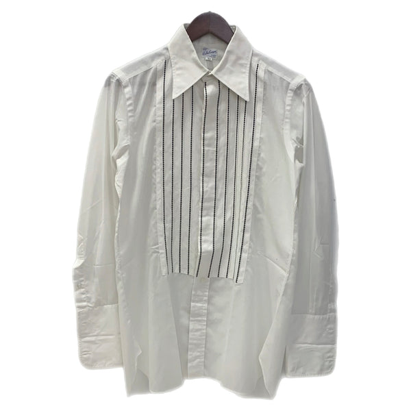 【曜日割引対象外】 ヴィンテージ vintage 60's A.Sulka & Company ドレスシャツ 長袖シャツ ホワイト 32サイズ 201MT-3573 VB