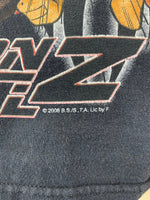 【曜日割引対象外】 アニメ Dragon Ball Z 孫悟空 かめはめ波 Tシャツ ブラック 201MT-3639 VB