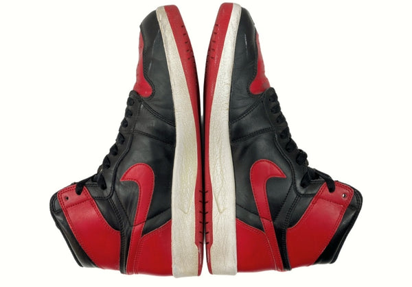 ナイキ NIKE 15年製 AIR JORDAN 1 HIGH THE RETURN BRED エア ジョーダン ハイ ザ リターン ブレッド AJ1 赤 黒 768861-001 メンズ靴 スニーカー ブラック 27.5cm 104-shoes563