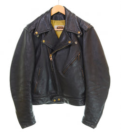 ヴィンテージ Vintage 70's 80's BATES ベイツ TALON ZIP ホースハイド ダブルライダース 70年代 80年代 36 ジャケット ブラック 103MT-3364