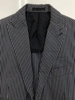 スティレラティーノ STILE LATINO TAILORED JACKET テーラード ジャケット シングル ブレザー 紺 サイズ 44 ジャケット ストライプ ネイビー 104MT-2134