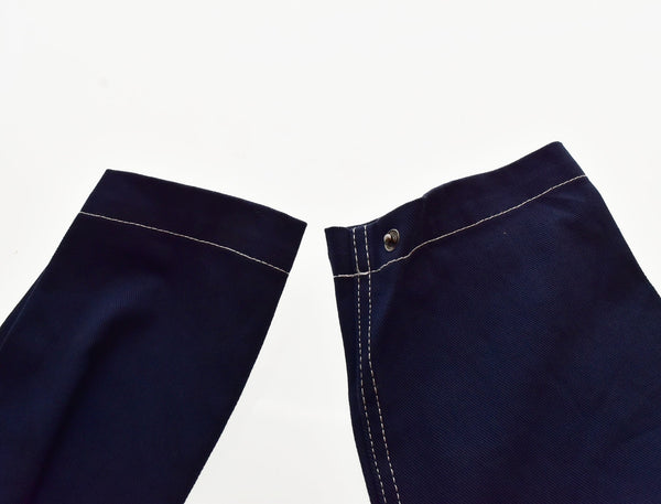 ハフ HUF MASON SHACKET コントラスト ステッチ ジャケット コットンツイル 24AW フレンチ ワーク ウェア  MASON SILVA ジャケット ネイビー Sサイズ 103MT-1778