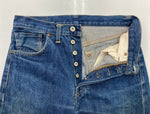リーバイス Levi's S501XX 大戦モデル 復刻 90s 90年代 USA製 555 バレンシア 月桂樹  紺 青 無地 デニム ネイビー W29 L36 104MB-239