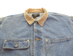 ダブルアールエル RRL 90s 三ツ星 デニムジャケット Made in USA 革パッチ 90's USA製  ジャケット ブルー Mサイズ 103MT-3197