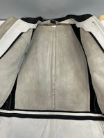 クシタニ KUSHITANI レザージャケット バイカースタイル バイカージャケット レーシングジャケット 白 ジャケット ホワイト 101MT-5226