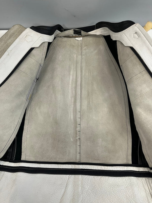 クシタニ KUSHITANI レザージャケット バイカースタイル バイカージャケット レーシングジャケット 白 ジャケット ホワイト 101MT-5226