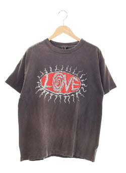 セントマイケル SAINT MICHAEL 22ss S/S T-Shirt Saint Food Black ヴィンテージ加工 Tシャツ SM-S22-0000-013 Tシャツ ブラック Sサイズ 103MT-2233