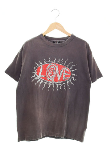 セントマイケル SAINT MICHAEL 22ss S/S T-Shirt Saint Food Black ヴィンテージ加工 Tシャツ SM-S22-0000-013 Tシャツ ブラック Sサイズ 103MT-2233
