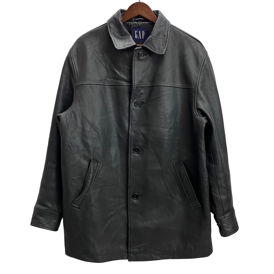 曜日割引対象外】 ギャップ GAP 90's old gap カーコート レザー