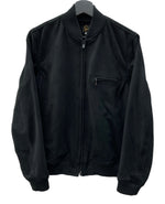 ニードルス Needles OLD オールド BB Jacket Synthetic Suede ベースボールジャケット ブルゾン ボンバージャケット シンセティック スエード ダブルジップ BLACK 黒 ジャケット ブラック XSサイズ 104LT-181