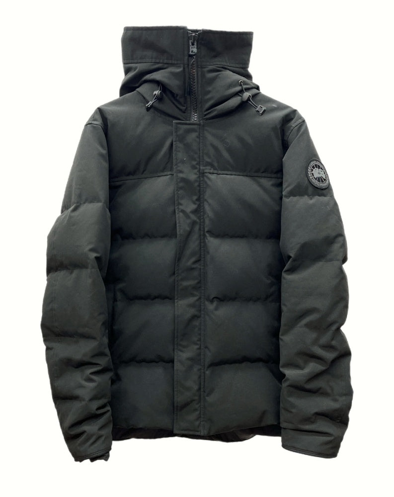 カナダグース CANADA GOOSE MACMILLAN PARKA マクミラン パーカー ダウン ジャケット アウター キルティング BLACK  LABEL 黒 3804MB ジャケット ロゴ ブラック Mサイズ 104MT-889 | 古着通販のドンドンサガール