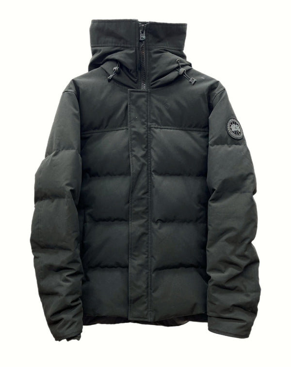 カナダグース CANADA GOOSE MACMILLAN PARKA マクミラン パーカー ダウン ジャケット アウター キルティング BLACK LABEL 黒 3804MB ジャケット ロゴ ブラック Mサイズ 104MT-889