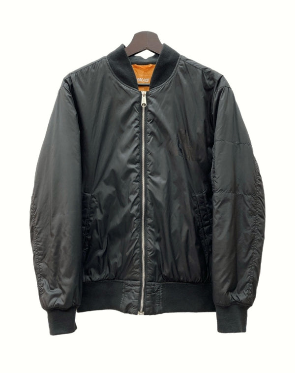 パレス PALACE MA-1 BOMBER JACKET ボンバー ジャケット ジップ アウター ブルゾン 黒 ジャケット ロゴ ブラック Sサイズ 104MT-941