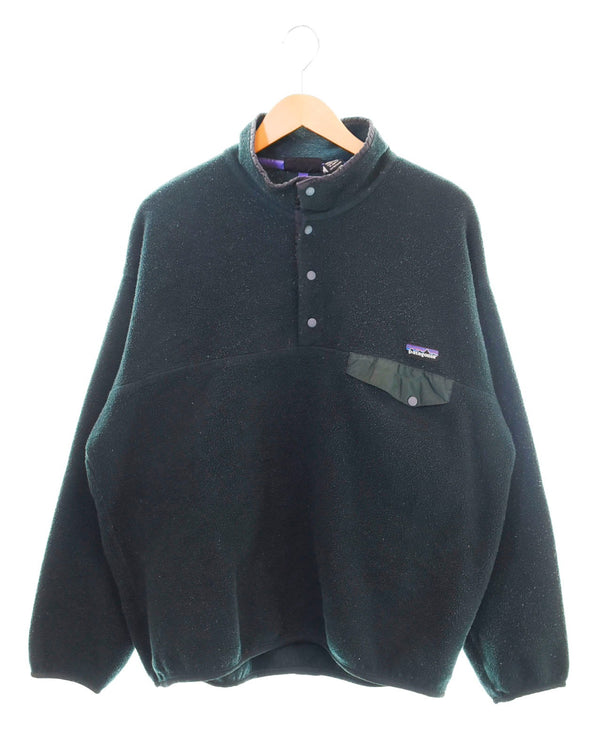 パタゴニア PATAGONIA 90s 90's 97年製 SYNCHILLA SNAP-T シンチラ スナップT プルオーバー 25450FA97 スウェット グリーン LLサイズ 103MT-1753