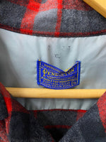 ペンドルトン PENDLETON 50s ウールシャツ ヴィンテージ 長袖シャツ チェック レッド XLサイズ 201MT-2298