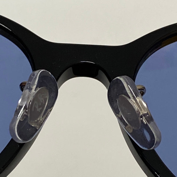 【中古】レイバン Ray-Ban WASHED LENSES ウォッシュドレンズ 601/80/55 RB4334D 眼鏡・サングラス サングラス ブラック 201goods-634