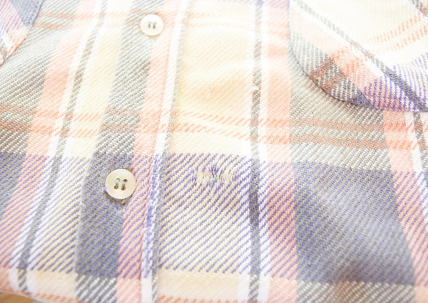 ビッグマック BIG MAC  70s JCPenny ヘビーネルシャツ チェックシャツ リペアあり 長袖シャツ マルチカラー Lサイズ 103MT-3534