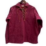 【曜日割引対象外】 ヴィンテージ vintage Punderson 60's 70's レースアップ デニムプルオーバーシャツ ジャケット ワインレッド 201MT-4872 VB