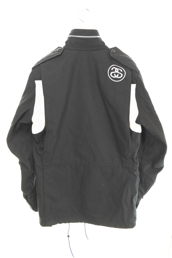ステューシー STUSSY ✕ALPHA M-65 フィールドジャケット ミリタリージャケット ジャケット ブラック Mサイズ 103MT-2873
