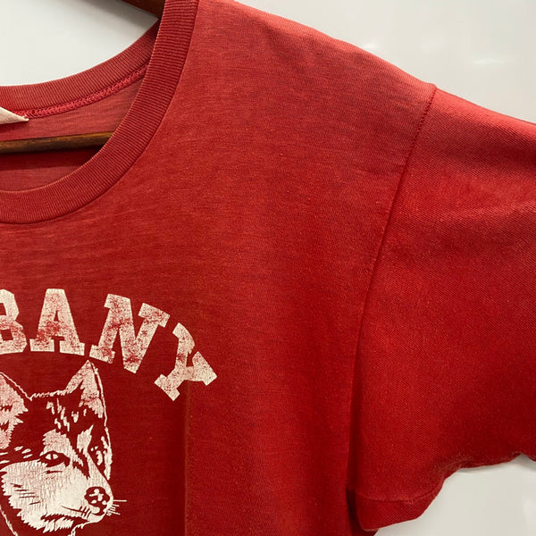 【曜日割引対象外】 チャンピオン Champion 60's ランタグ ALBANY Tシャツ レッド Mサイズ 201MT-4228 VB