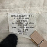【曜日割引対象外】 ヴィンテージ vintage 60's US.ARMY COTTON U.T. TROUSERS RAPID ZIP チノパン ベージュ 36×32サイズ 201MB-923 VB