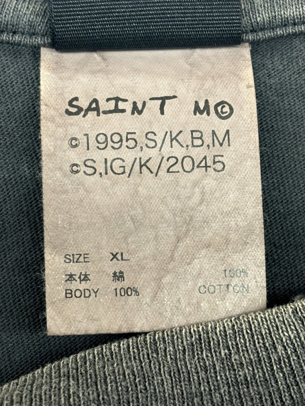 セントマイケル SAINT MICHAEL 攻殻機動隊/GS_SS TEE/GITS/BLK GHOST IN THE SHELL ヴィンテージ加工 半袖 黒 SM-YS1-0000-C31 Tシャツ プリント ブラック XLサイズ 104MT-1090