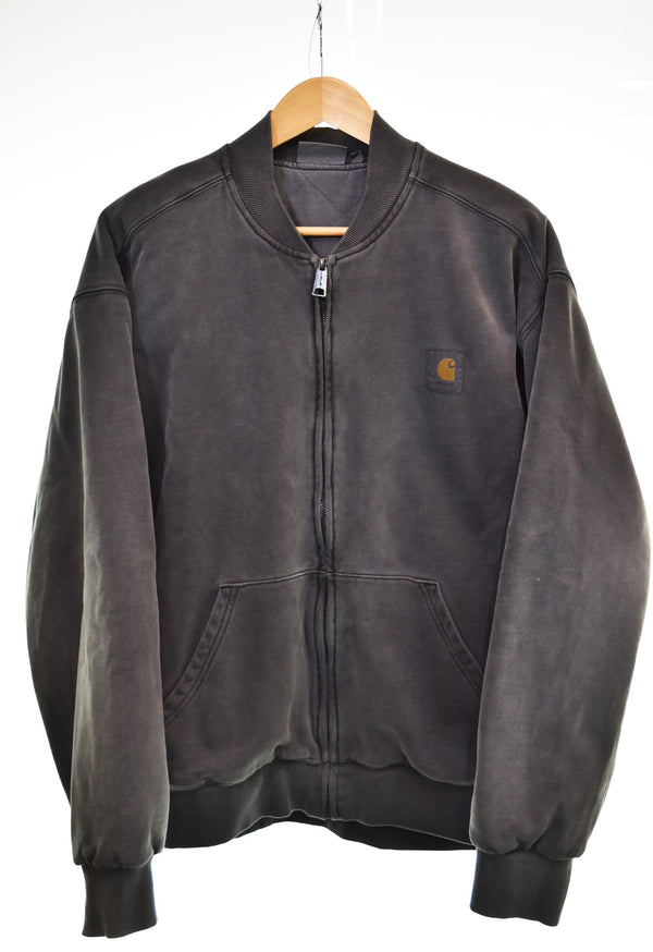 カーハート Carhartt VISTA SWEAT BOMBER ビスタ スウェットボンバー ジャケット グレー Mサイズ 103MT-3517