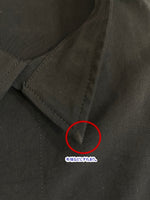 ヨウジ ヤマモト YOHJIYAMAMOTO POUR HOMME プールオム TUXEDO STAND COLLAR BLOUSE 黒 ブラウス 無地 HD-B10-500 サイズ2 長袖シャツ ブラック 101MT-4292