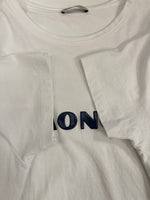 モンクレール MONCLER MAGLIA ロゴパッチ付き半袖Tシャツ 白 E10918041850 8390T Tシャツ ホワイト Sサイズ 101MT-4251