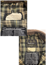 バブアー Barbour 90's 90年代 3ワラント BORDER ボーダー ワックス コットン オイルドジャケット コート VINTAGE ヴィンテージ A200 C44 ジャケット カーキ 101MT-5400