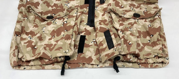 アベイシングエイプ A BATHING APE 90s 初期 リップストップ デザートカモ RIPSTOP MAD FACE DESERT CAMO PARKA ECWCS マウンテンパーカー フーディ 迷彩柄 グリーン系 ベージュ系 ジャケット 総柄 カーキ 104MT-1818