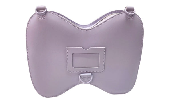 ドクターマーチン Dr.Martens ボウ バッグ ショルダーバッグ バックパック リュック カードスロット付 メダリオン リボン型 レザー PURPLE パステルカラー AD106774 バッグ レディースバッグ 2way・3wayバッグ ロゴ パープル 104B-82